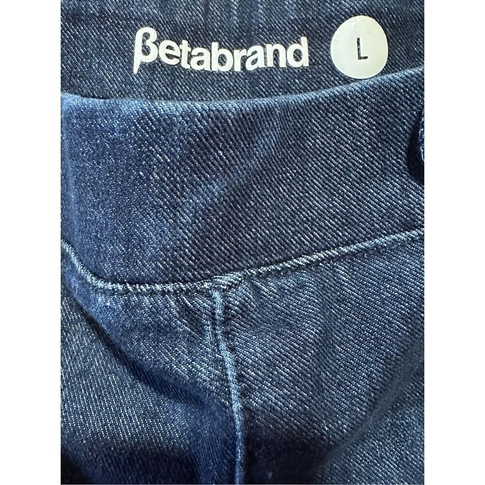 Betabrand womens pull on high rise skinny jeans sz L - Picture 3 of 9